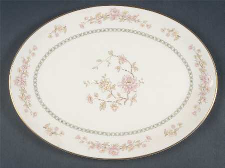 Camellia 13" Oval Serving Platter