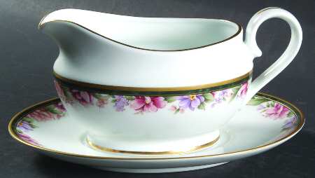 Camellia (Newer, 1994) Gravy Boat & Underplate