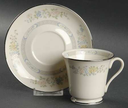 Cherrywood Footed Cup & Saucer Set