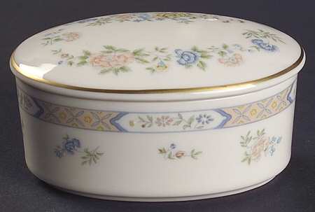 Cherrywood Oval Box & Lid by Gorham