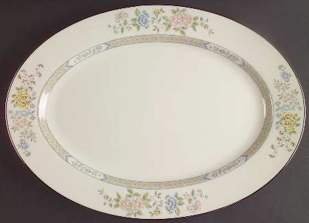 Cherrywood 14" Oval Serving Platter