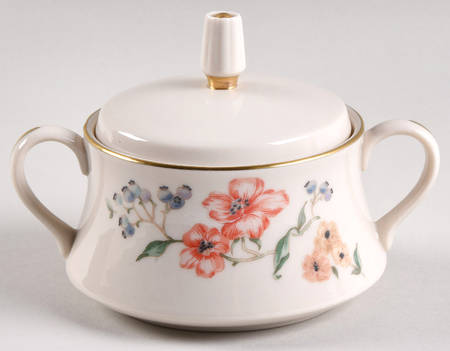 Chinoiserie Sugar Bowl & Lid