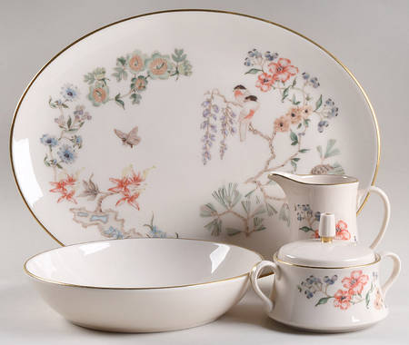 Chinoiserie 5 Piece Hostess Set
