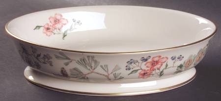 Chinoiserie 9" Oval Vegetable Bowl