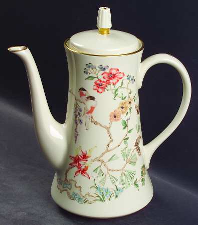 Chinoiserie Coffee Pot & Lid