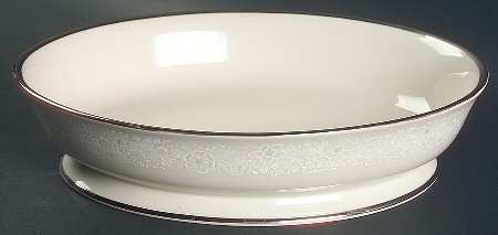 Chantilly Lace 9" Oval Vegetable Bowl