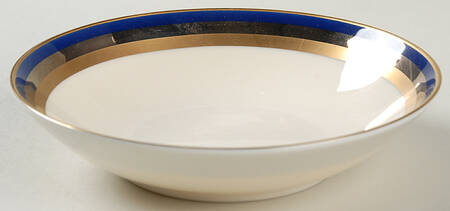Cobalt Contessa Coupe Cereal Bowl