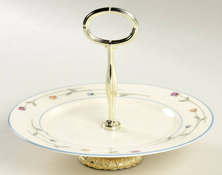 Country Flowers Cream 6" - 7" Tidbit (from Salad Plate) HC