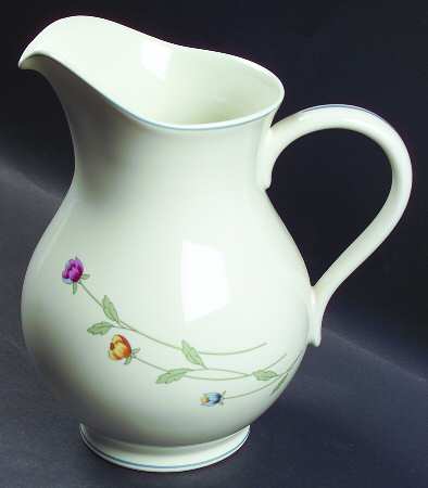 Country Flowers Cream 28 Oz Pitcher