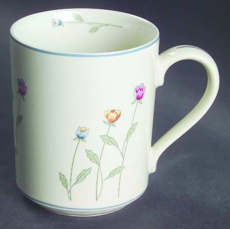 Country Flowers Cream Mug
