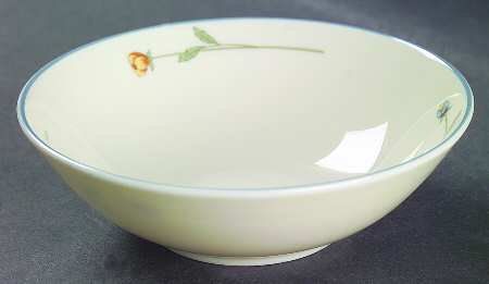 Country Flowers Cream Fruit/Dessert (Sauce) Bowl