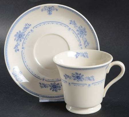 Colonial Manor Footed Cup & Saucer Set
