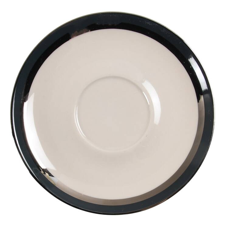 Contessa Black Saucer for Footed Cup