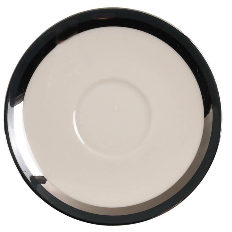 Contessa Black Saucer for Irish Coffee Cup by Gorham
