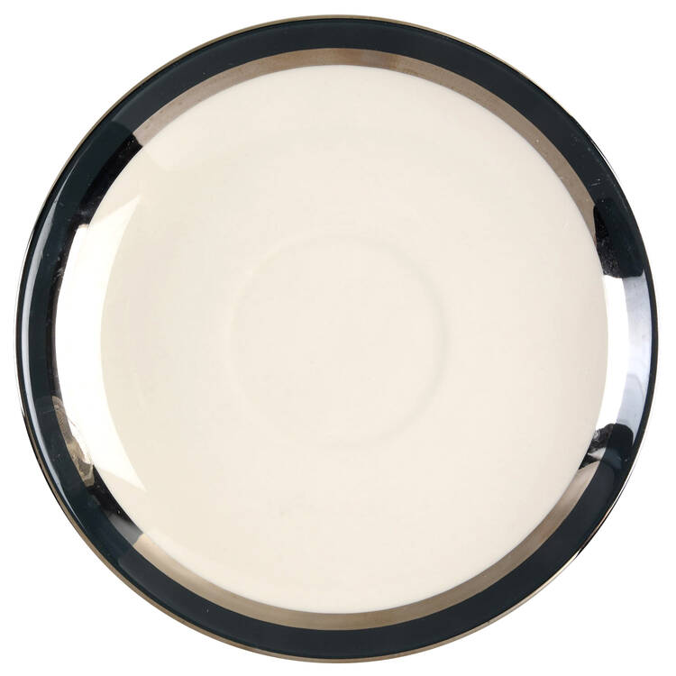 Contessa Black Saucer for Footed Cup by Gorham