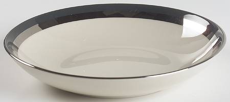 Contessa Black Coupe Soup Bowl by Gorham