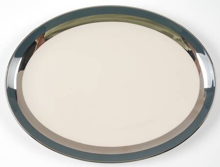 Contessa Black 13" Oval Serving Platter