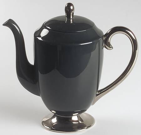 Contessa Black Small Coffee Pot & Lid