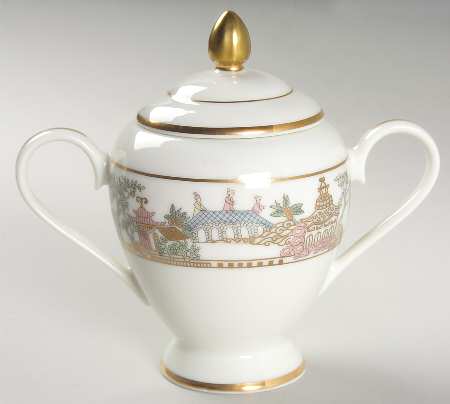East Wind (Gold) Sugar Bowl & Lid