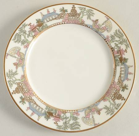 East Wind (Gold) Salad Plate