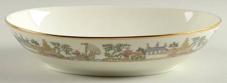 East Wind (Gold) 10" Oval Vegetable Bowl
