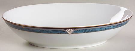 Edgemont Gold 10" Oval Vegetable Bowl