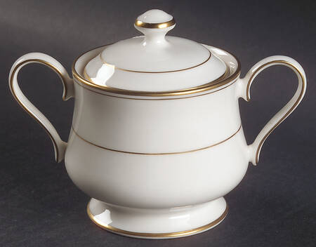 Elegance Gold Sugar Bowl & Lid