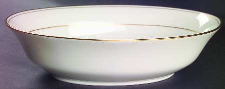Elegance Gold 9" Oval Vegetable Bowl