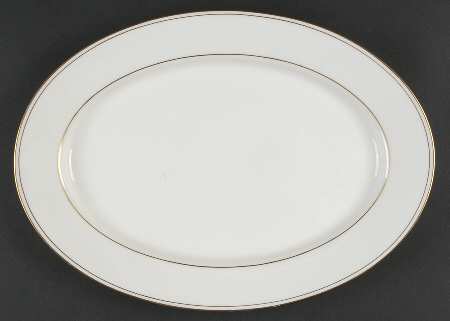 Elegance Gold 14" Oval Serving Platter