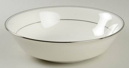Elegance Platinum 8" Round Vegetable Bowl