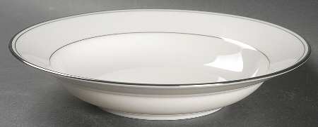 Elegance Platinum Rim Soup Bowl