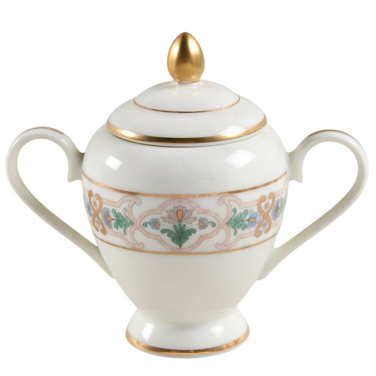 Empress Multicolor Sugar Bowl & Lid