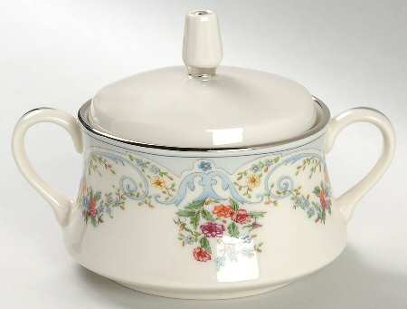 Fleur De France Sugar Bowl & Lid