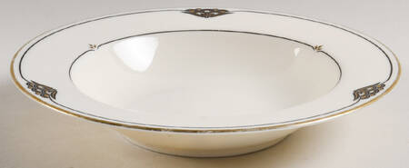 Florentine Onyx Rim Soup Bowl