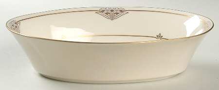 Florentine Pearl 10" Oval Vegetable Bowl
