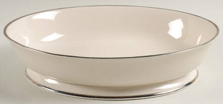 Gorham Platinum (Rim) 9" Oval Vegetable Bowl