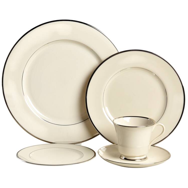 Gorham Platinum (Rim) 5 Piece Place Setting
