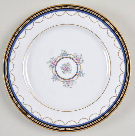 Golden Ribbon Edge Salad Plate by Gorham