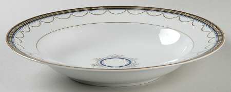 Golden Ribbon Edge Rim Soup Bowl by Gorham