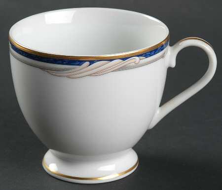 Golden Swirl Footed Cup