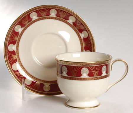 Halena Footed Cup & Saucer Set