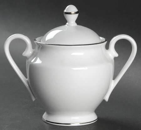 Hallmark Platinum Sugar Bowl & Lid