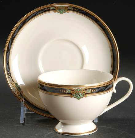 Huntington Footed Cup & Saucer Set