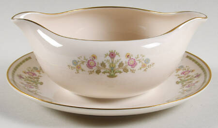 King Edward Gravy Boat with Attached Underplate