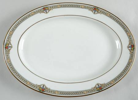 Laurel 14" Oval Serving Platter by Gorham
