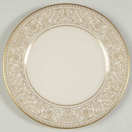 Lorenzo De Medici (Ivory with Gold) Bread & Butter Plate