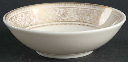 Lorenzo De Medici (Ivory with Gold) Fruit/Dessert (Sauce) Bowl