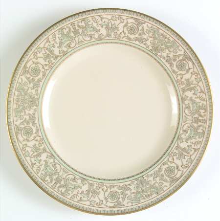 Lorenzo de Medici (Green-Blue with Gold) Salad Plate
