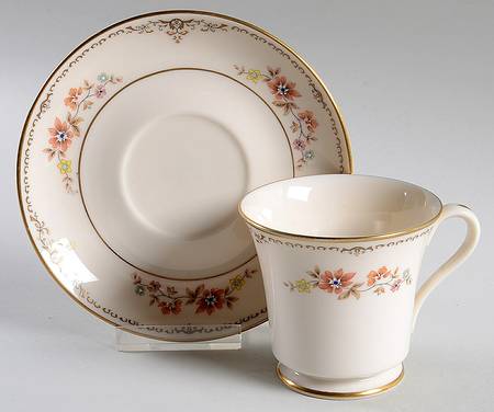 Long Meadow Footed Cup & Saucer Set