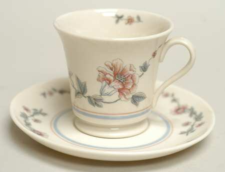 Longwood Footed Cup & Saucer Set by Gorham